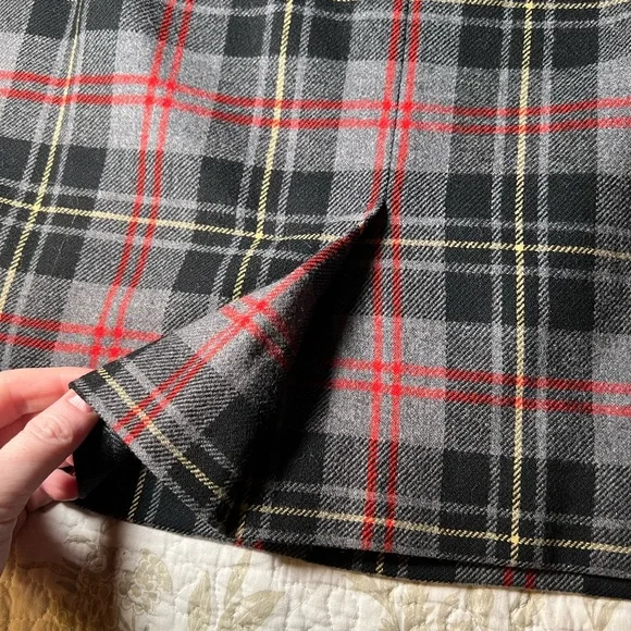 Vintage Pendleton Wool Tartan Plaid Pencil Skirt size 16 DarkAcademia Twee Prep - Picture 6 of 12